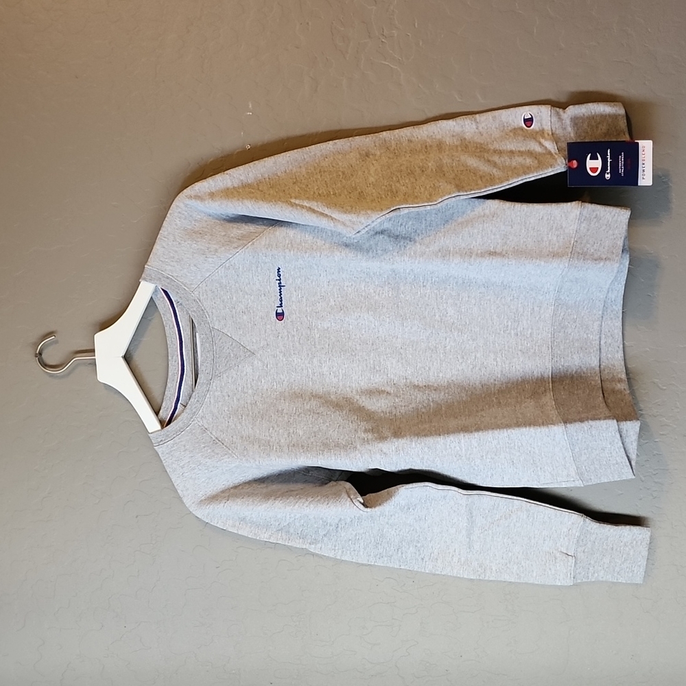 Champion Sweater Oxford Gray Multi Sizes